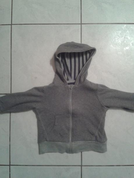 Nosená obojstranná mikina, 74