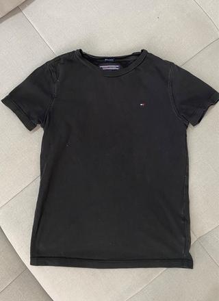 Tommy hilfiger čierne tričko, tommy hilfiger,128