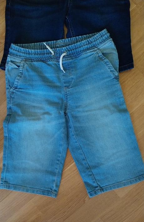 2x rifľové kraťasy, primark,164