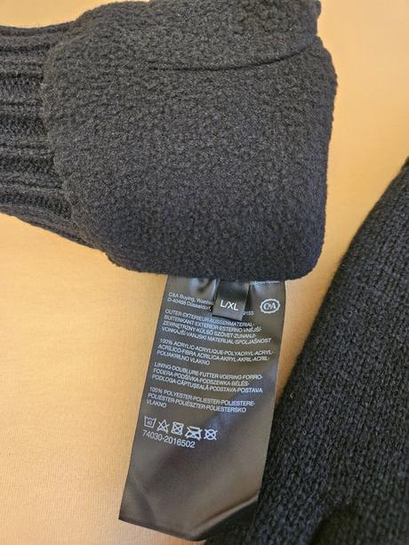 Panske zimne rukavice, c&a,l