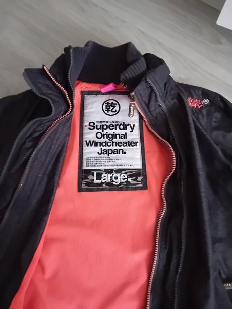 Dámska turisticka vetrovka, superdry,l