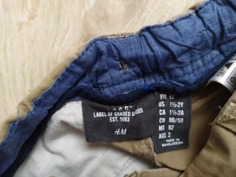 Nohavice hm, h&m,92