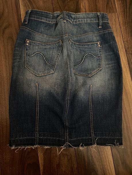 Riflová sukna mango, mango,38