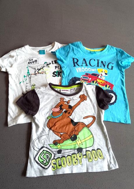 Tričká 3 ks, veľkosť 92/98, 92