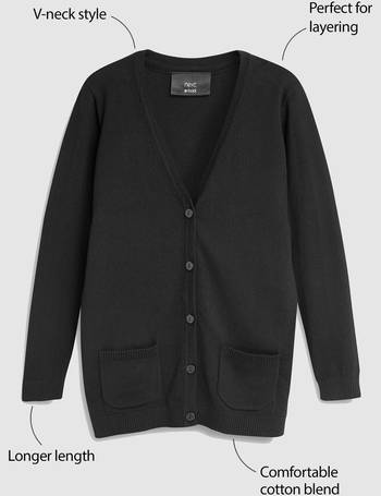 S v výstrihom predĺžený pulóver next 7-8 r. a, next,128