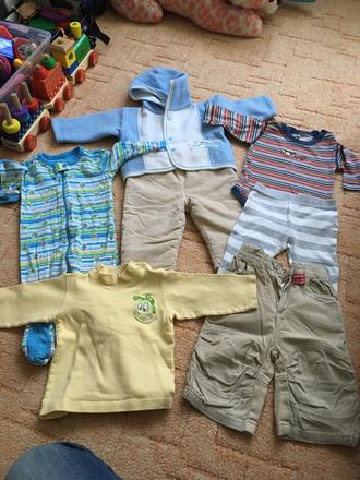 Zimný balíček pre chlapca 68/74 cca 6-9 mesiacov, 68–80