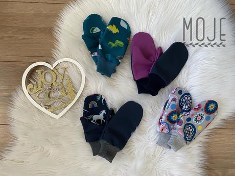 Softshellove rukavice rukavicky, 92 - 128