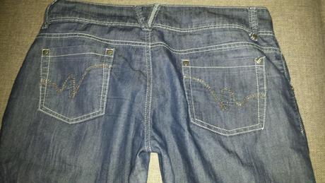 Trištvrťové riflové nohavice, 40