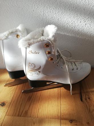 Korčule pre dievča krasokorčuľovanie, sulov,35