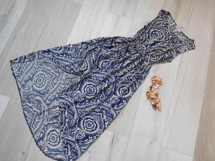 Šaty 38v, bavlnené letné vzorované,, 38