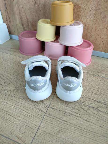 Biele botasky adidas, veľ. 21, adidas,21