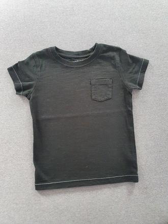 Čierne tričko s vreckom, next,92