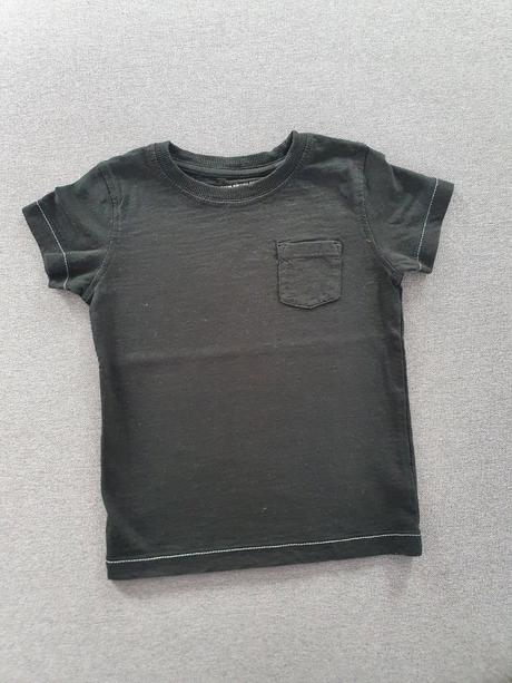 Čierne tričko s vreckom, next,92