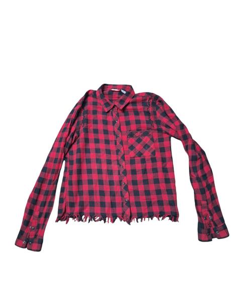 Dievčenská bavlnená košeľa so strapcami, pepperts,158