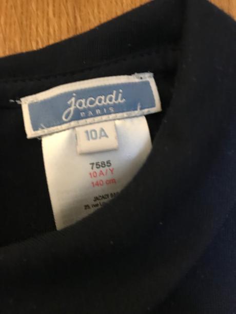 Jacadi tmavomodré šaty s krátkym rukávom, jacadi,140