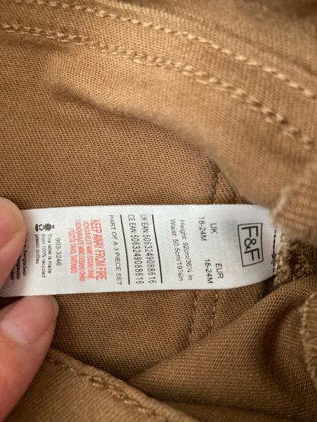 Chlapčenské nohavice, f&f,86