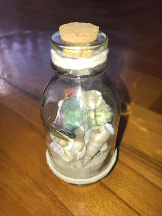 Suvenír piesok vo fľaši, 