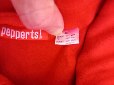 Nová červená bunda pepperts v.146, pepperts,146