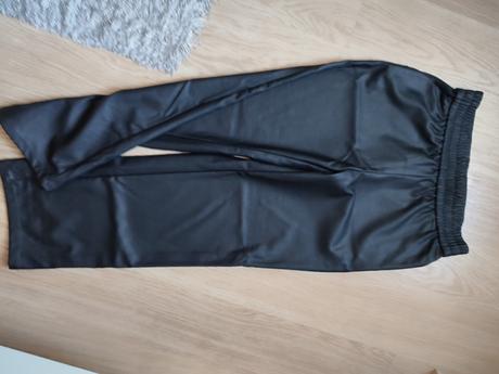 Nohavice z imitacie kože, only,l