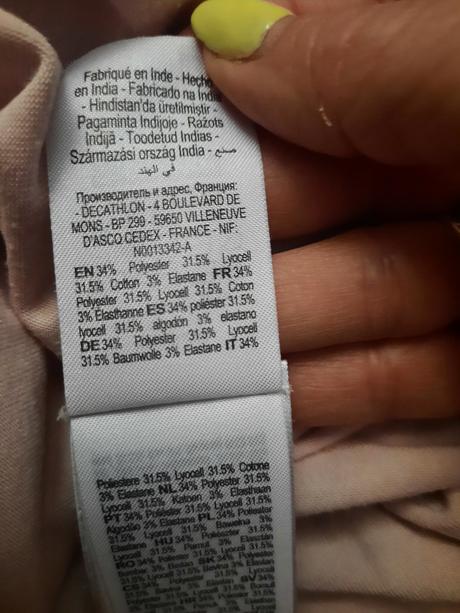 Dievčenské tričko, decathlon,140