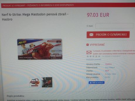 Nerf mega mastodon,
