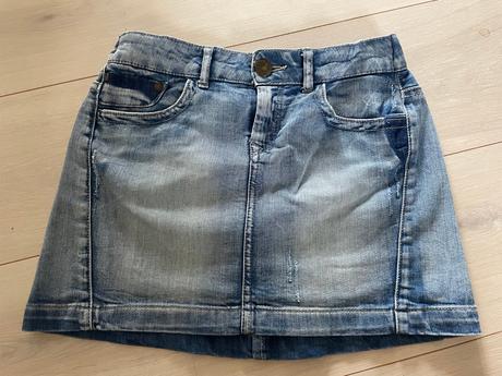 Riflová sukňa, zara,164