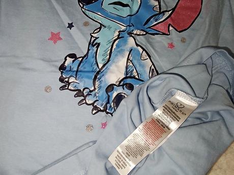 Tričko pyžamo stitch 158, primark,158