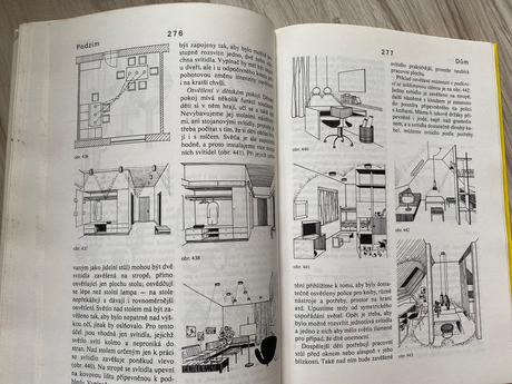 Retro stará kniha kalendář svépomocných prací,