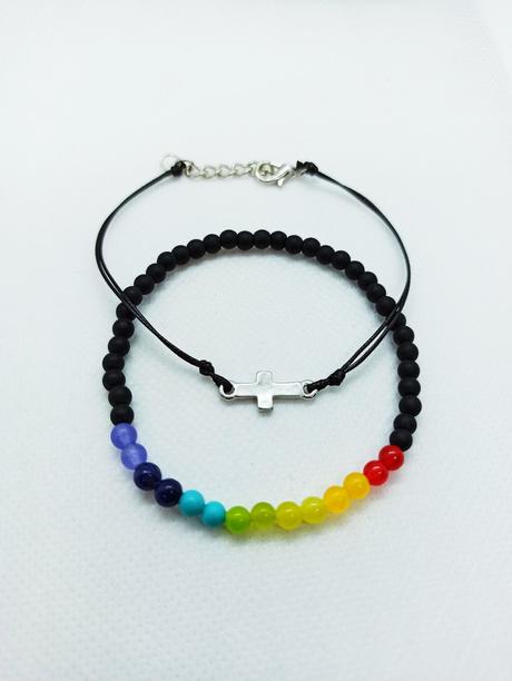 Náramok + anjelik na kľúčenku alebo symple náramok,