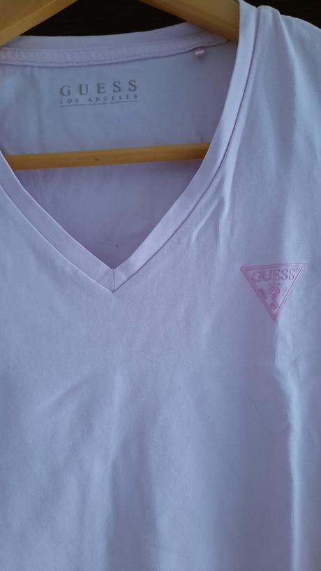 Ružové tričko, guess,s