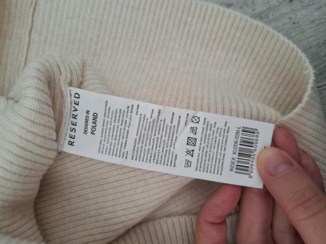 Krémové šaty značky reserved, reserved,l