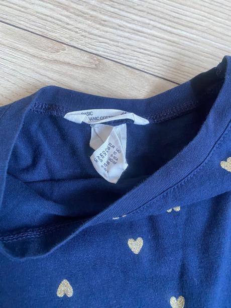 Bavlnene srdieckove saty zn. h&m, h&m,134