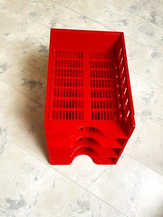 Zásuvný organizér na dokumenty/papiere - 4 ks, 