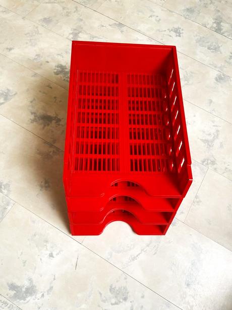 Zásuvný organizér na dokumenty/papiere - 4 ks,