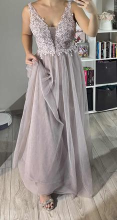 Púdrovoružové šaty, m