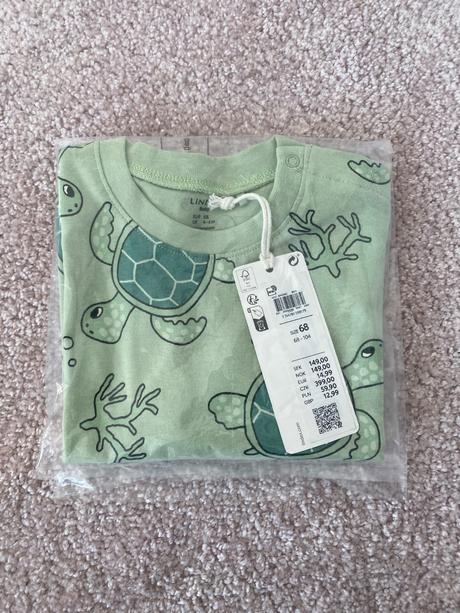 Lindex tricko korytnacky 68 nove, lindex,68