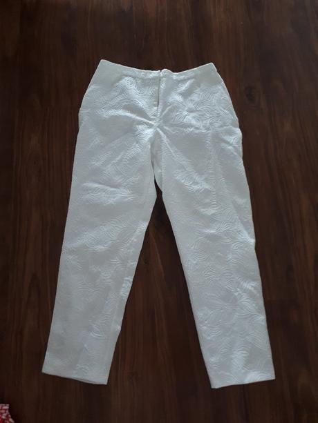 Biele nohavice, f&f,38