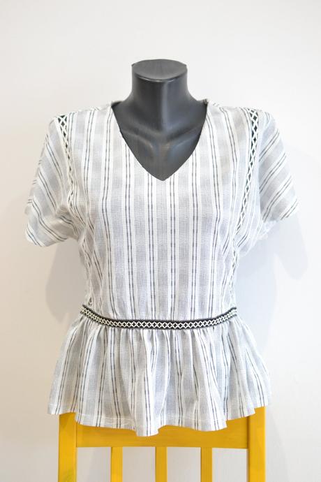 Bielo-šedý top xs, reserved,xs