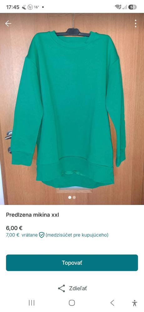 Mikina xxl, xxl