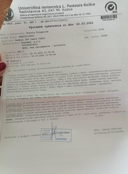 Aký je záver mojich výsledkov z MRI?