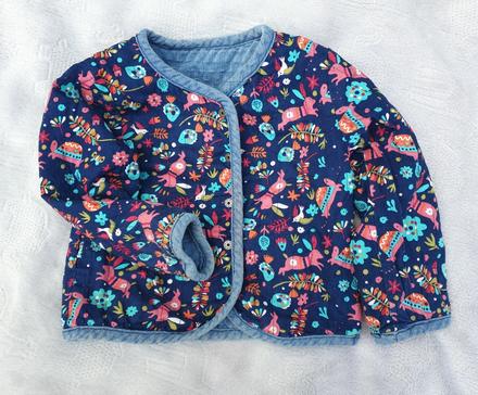 Dievčenská ľahká riflová bunda, 86