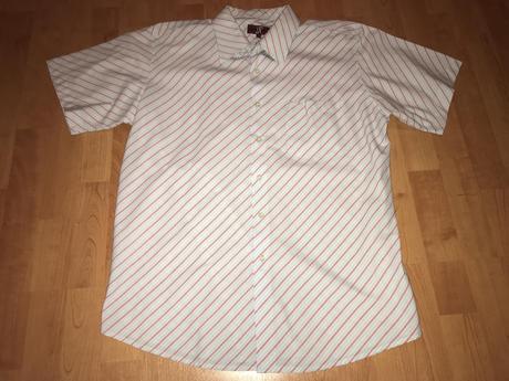 Páskovaná košeľa s krátkym rukávom, xl