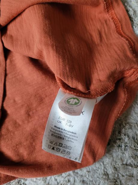 Tričko tehlovej farby lindex, lindex,128