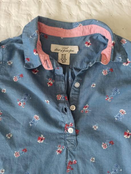 Košeľové šaty, h&m,128