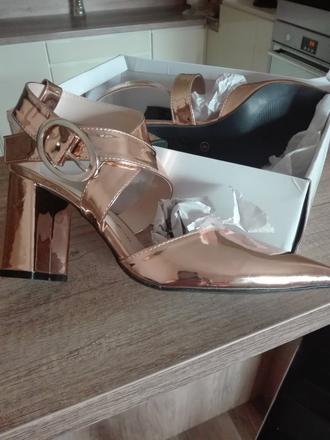 Topánky ,rose gold, 42