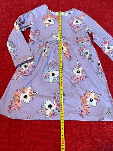 Hm saty s jednorozcami 116, h&m,116