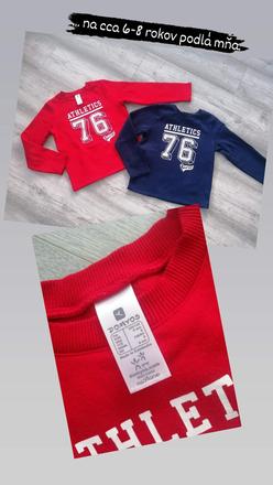 Červená mikina, domyos,122