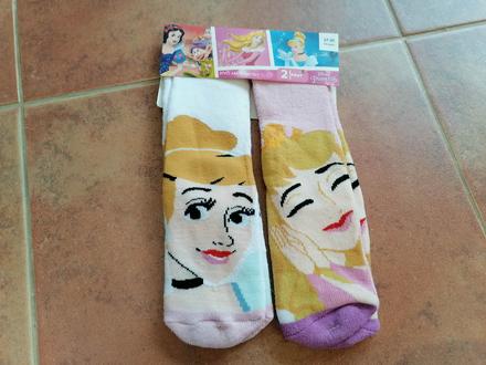 Protišmykové dievčenské ponožky, veľ. 27-30, disney,27