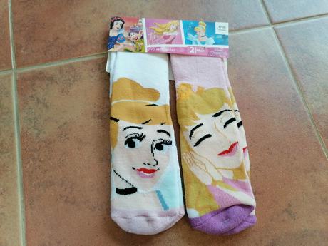 Protišmykové dievčenské ponožky, veľ. 27-30, disney,27