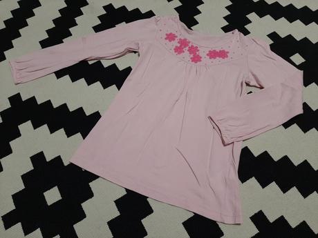 Tričko či tunika s kvietkami okay v.122, okay,122